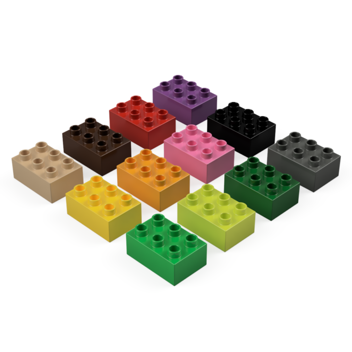 2x3 základní kostky Lego Duplo