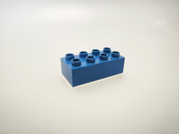 Lego duplo kostka 2x4 modrá