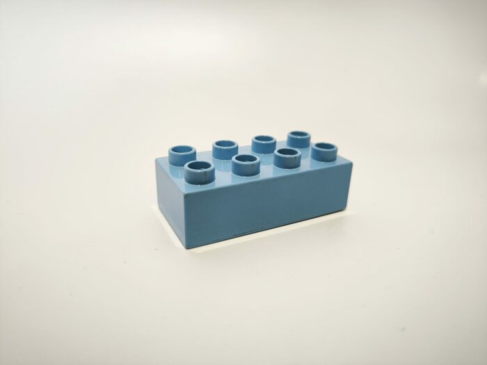 Lego duplo kostka 2x4 modrá světlá