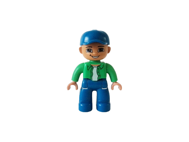 Lego_duplo_figurka_muz_modra_ksiltovka_zelene_tricko