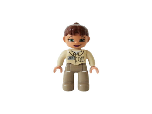 Lego_duplo_figurka_osetrovatelka_zoo_hnede_vlasy_modre_oci