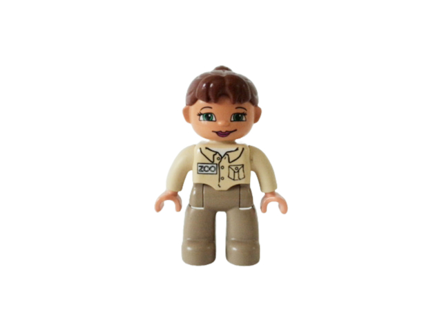 Lego_duplo_figurka_osetrovatelka_zoo_hnede_vlasy_modre_oci